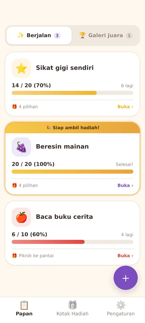 PAPAN YANG SELESAI ENAK DIPANDANG