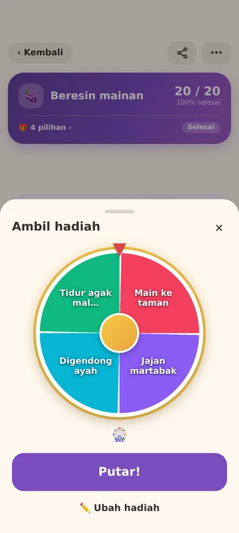 RODA PUTAR YANG TIDAK PERNAH MENOLAK