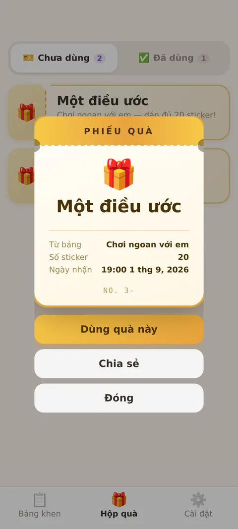 HỘP QUÀ GIỮ LỜI HỨA